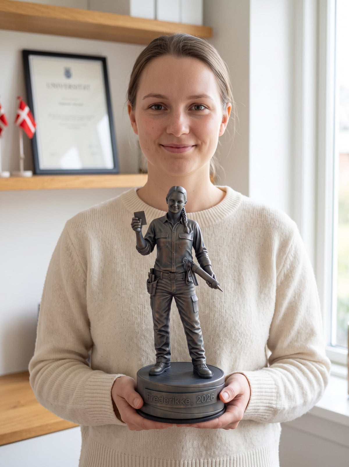 Glarmesterfigur hun #da:gender_hun,en:gender_female,sv:gender_kvinna