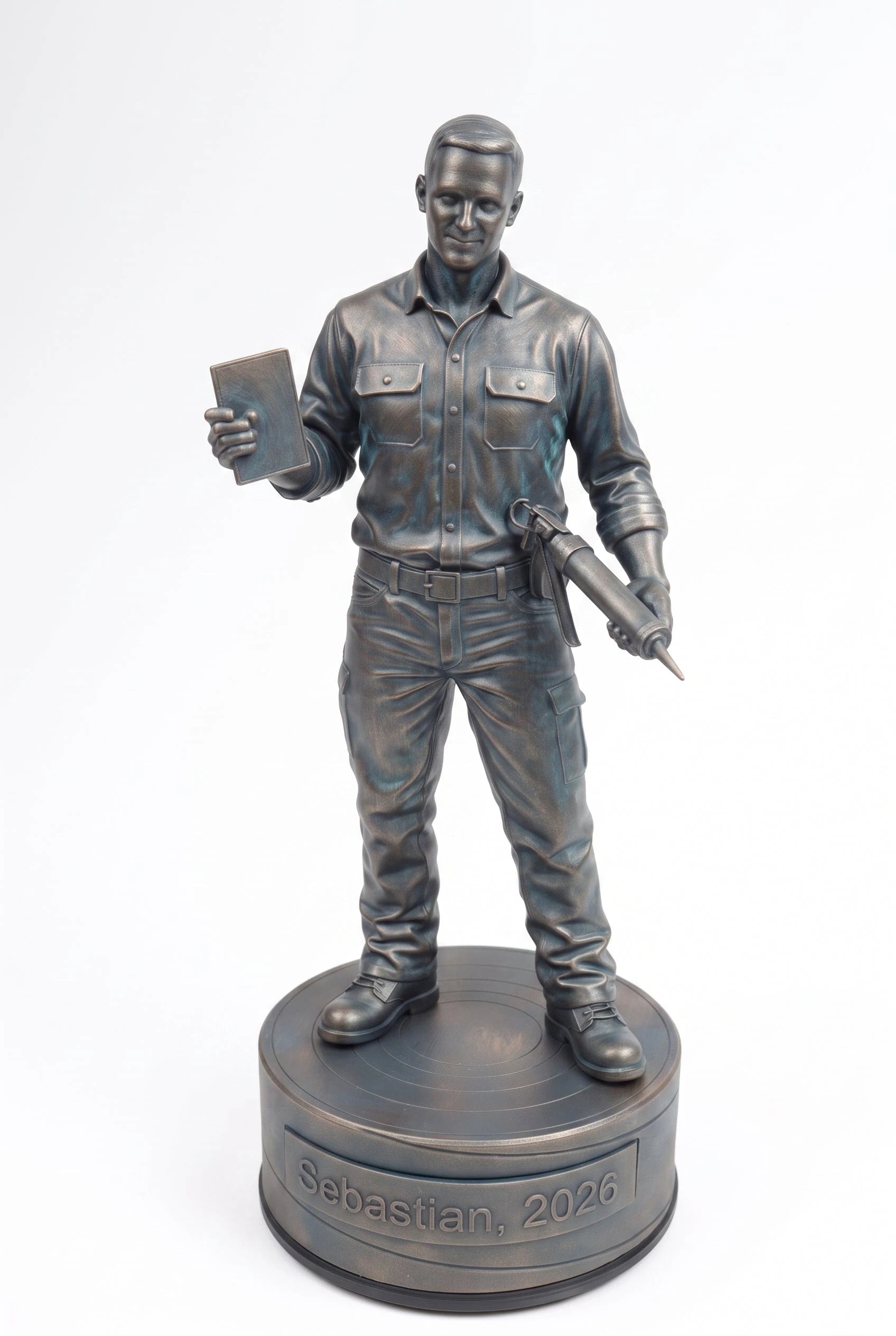 Glarmesterfigur han #da:gender_han,en:gender_male,sv:gender_man
