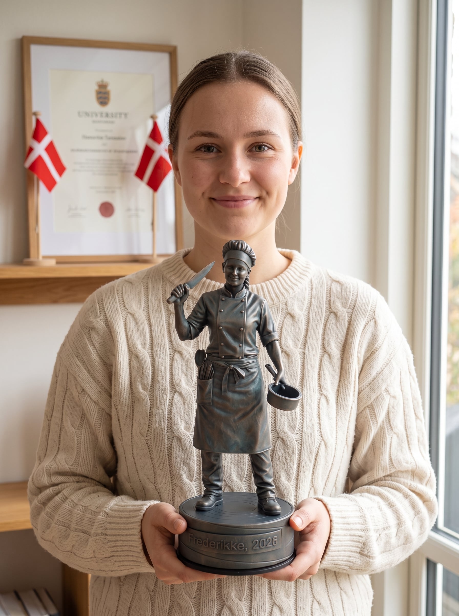 Kokfigur hun #da:gender_hun,en:gender_female,sv:gender_kvinna