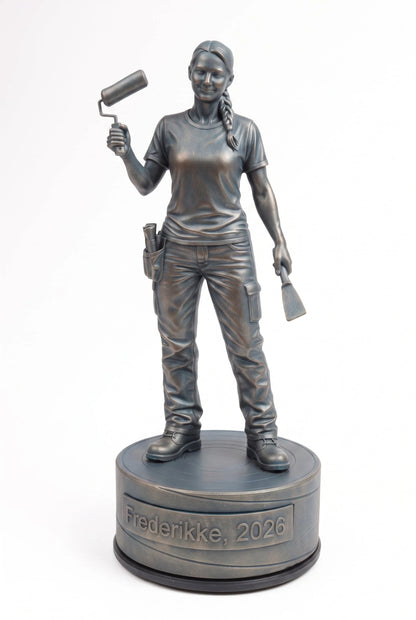 Bygningsmalerfigur hun 