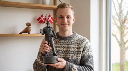 Glarmesterfigur han 