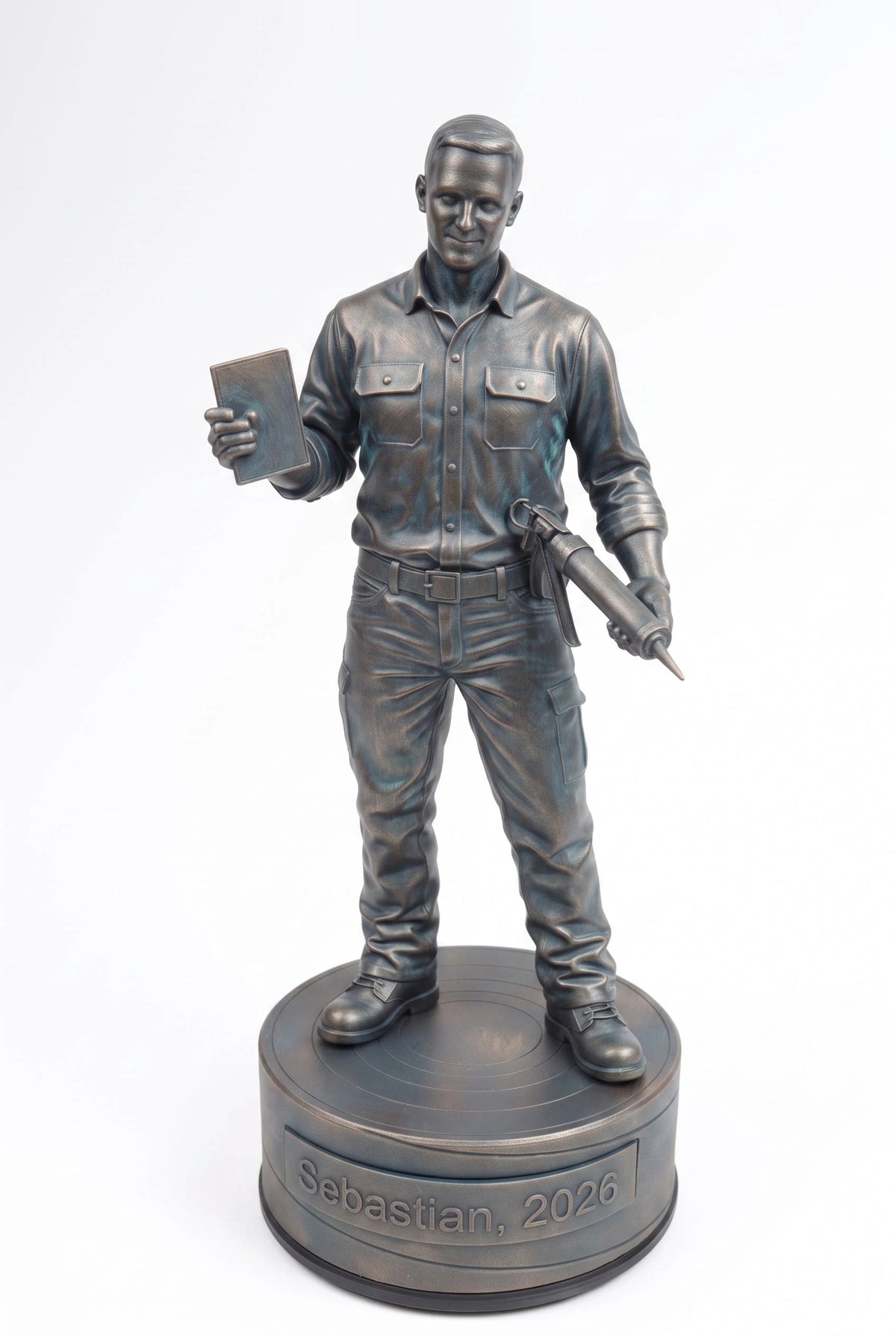 Glarmesterfigur han #da:gender_han,en:gender_male,sv:gender_man