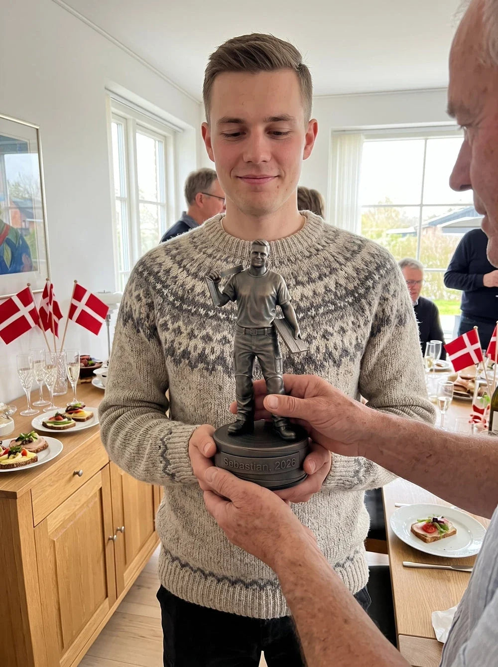 Gulvlæggerfigur han 