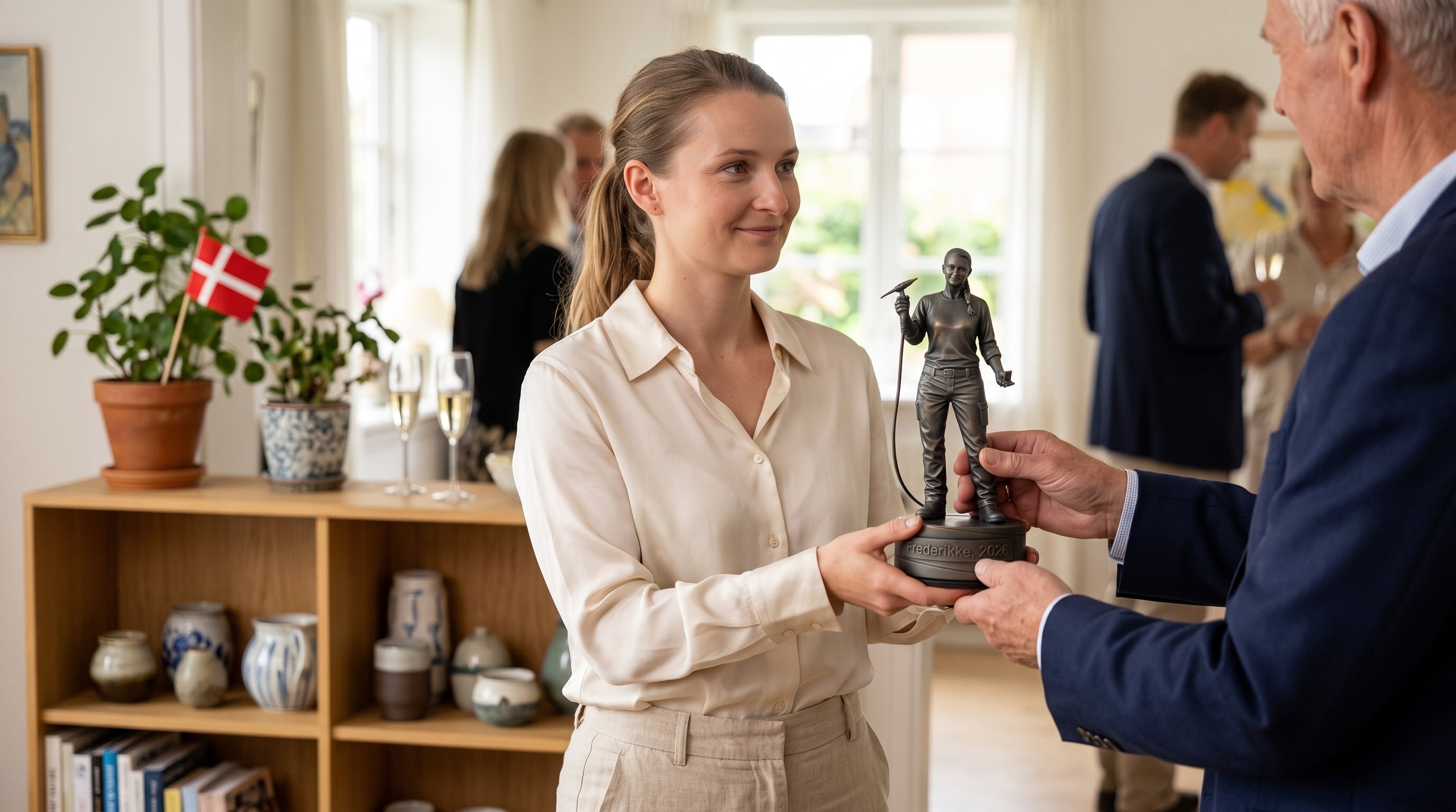 Klainsmedfigur hun 