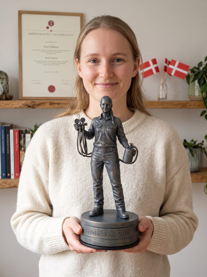 Køleteknikerfigur hun 