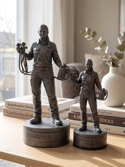 Køleteknikerfigur hun 