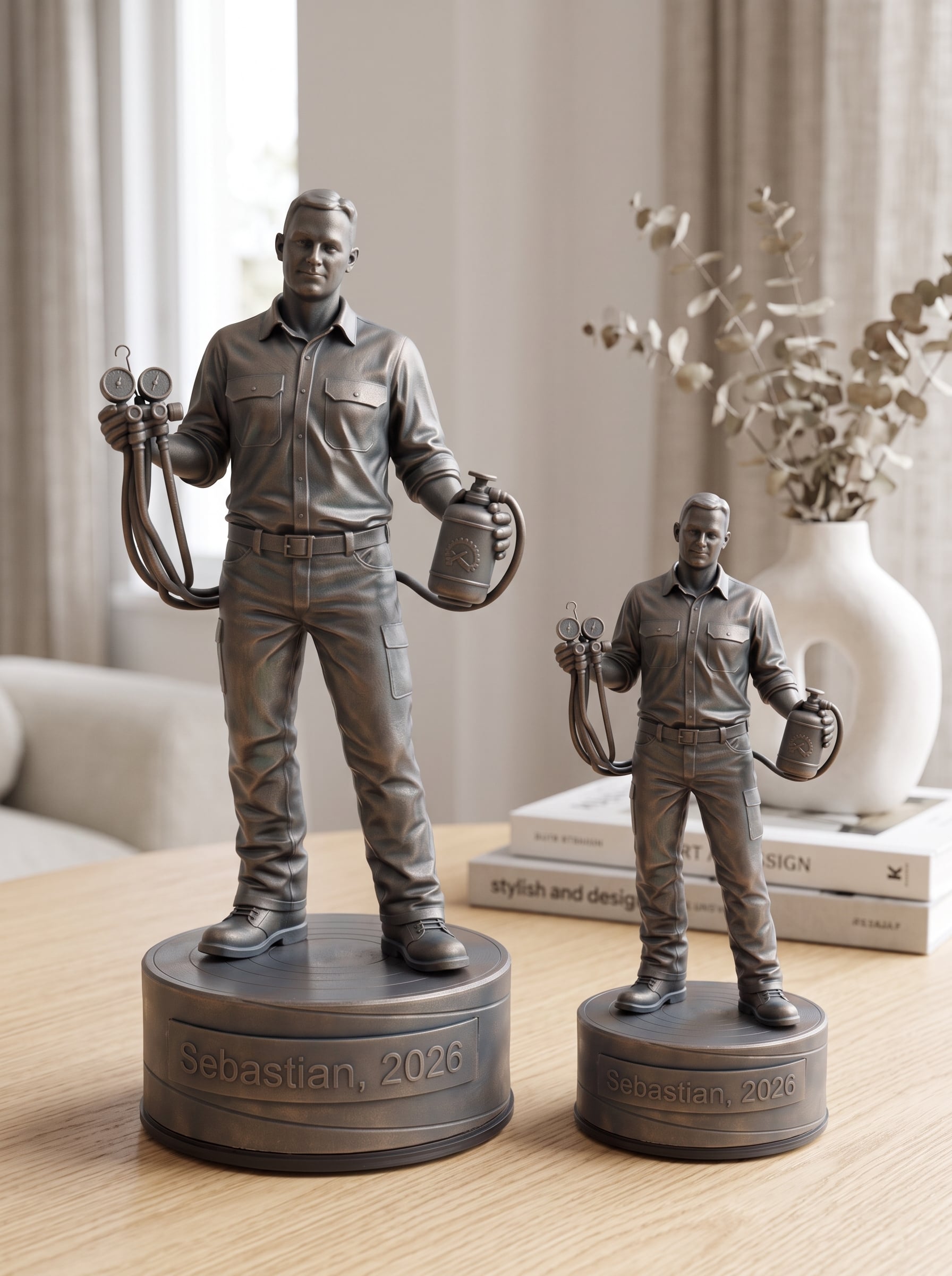 Køleteknikerfigur han 