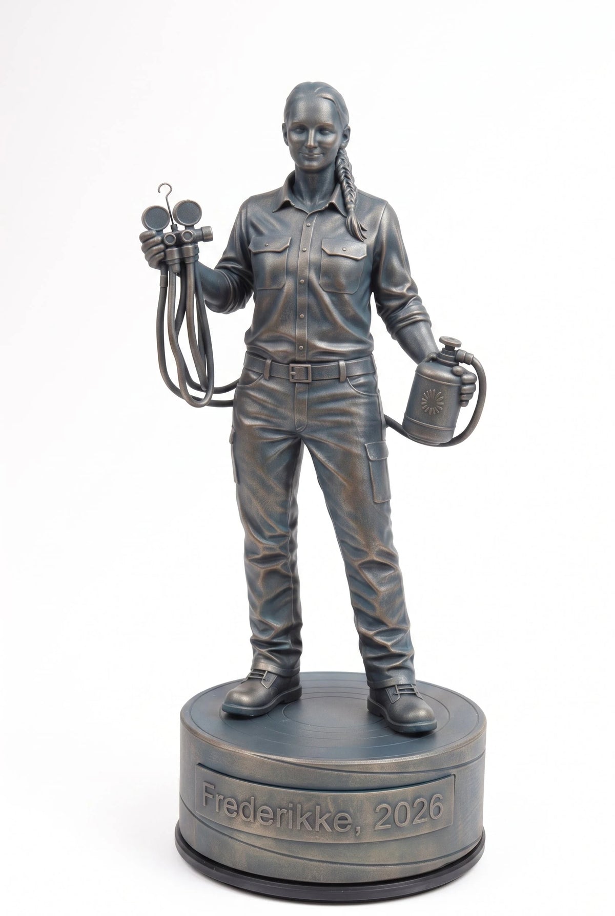 Køleteknikerfigur hun #da:gender_hun,en:gender_female,sv:gender_kvinna