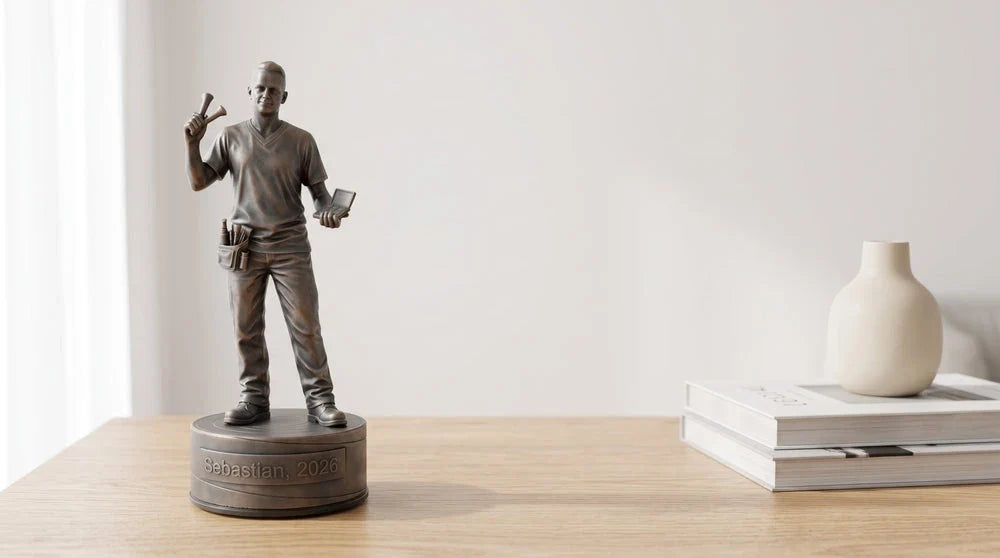 Kosmetikerfigur han 