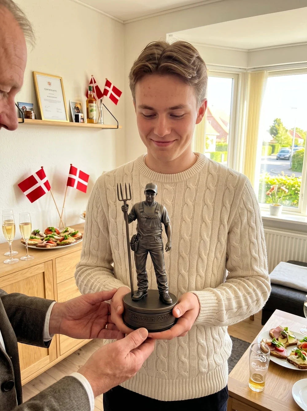 Landmandfigur han – overrækkelse