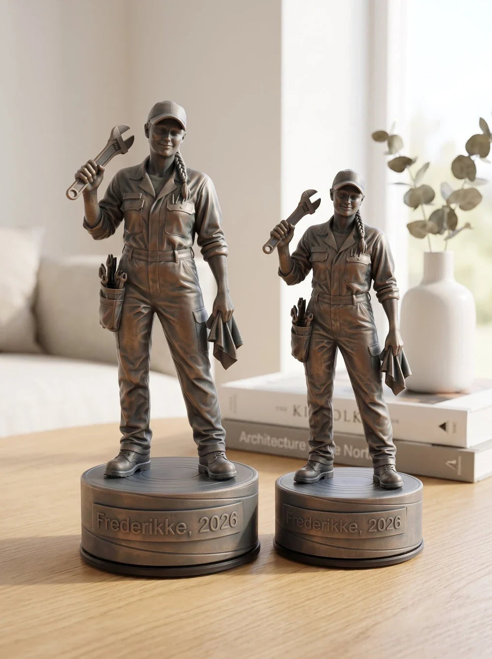 Lastvognsmekanikerfigur hun 