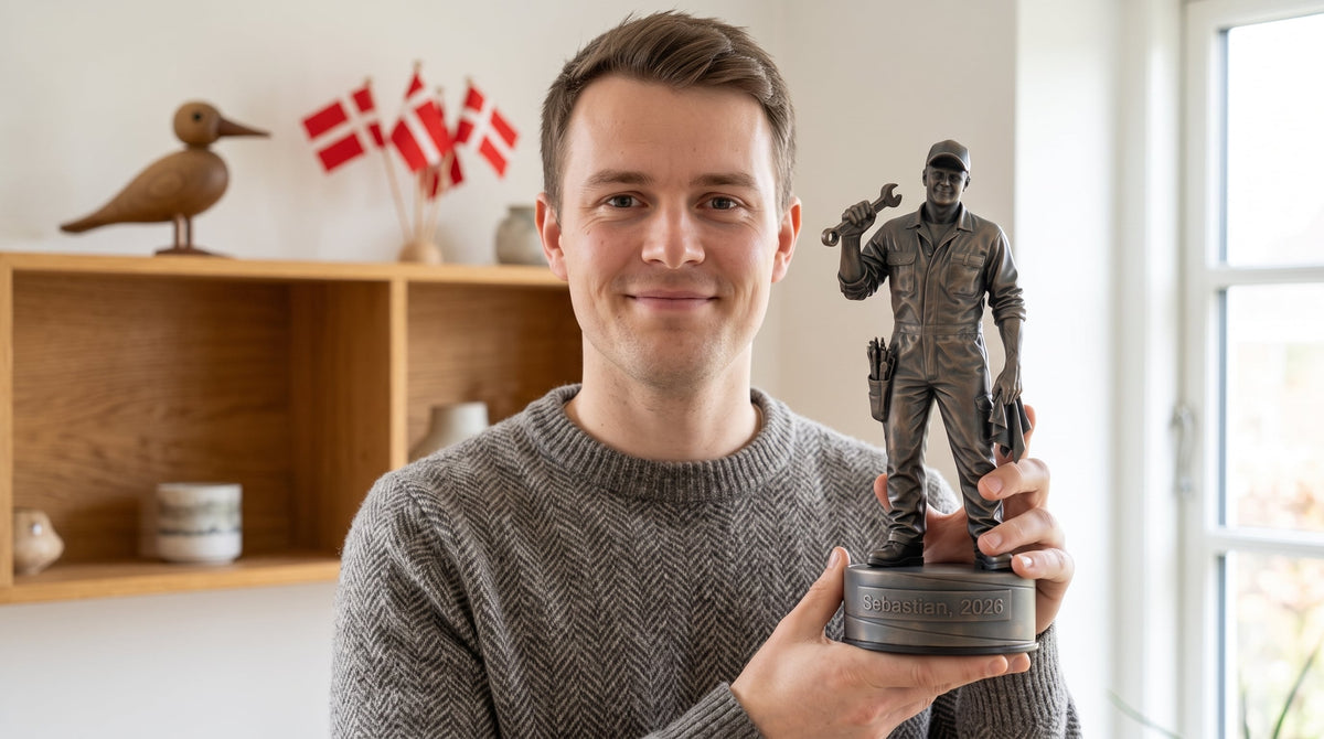 Lastbilsmekanikerfigur han #da:gender_han,en:gender_male,sv:gender_man