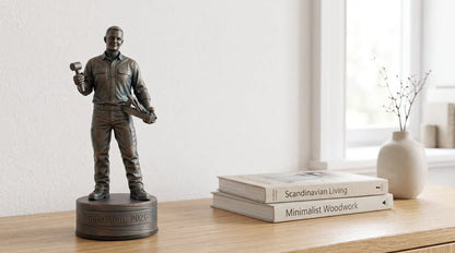Møbelsnedkerfigur han 