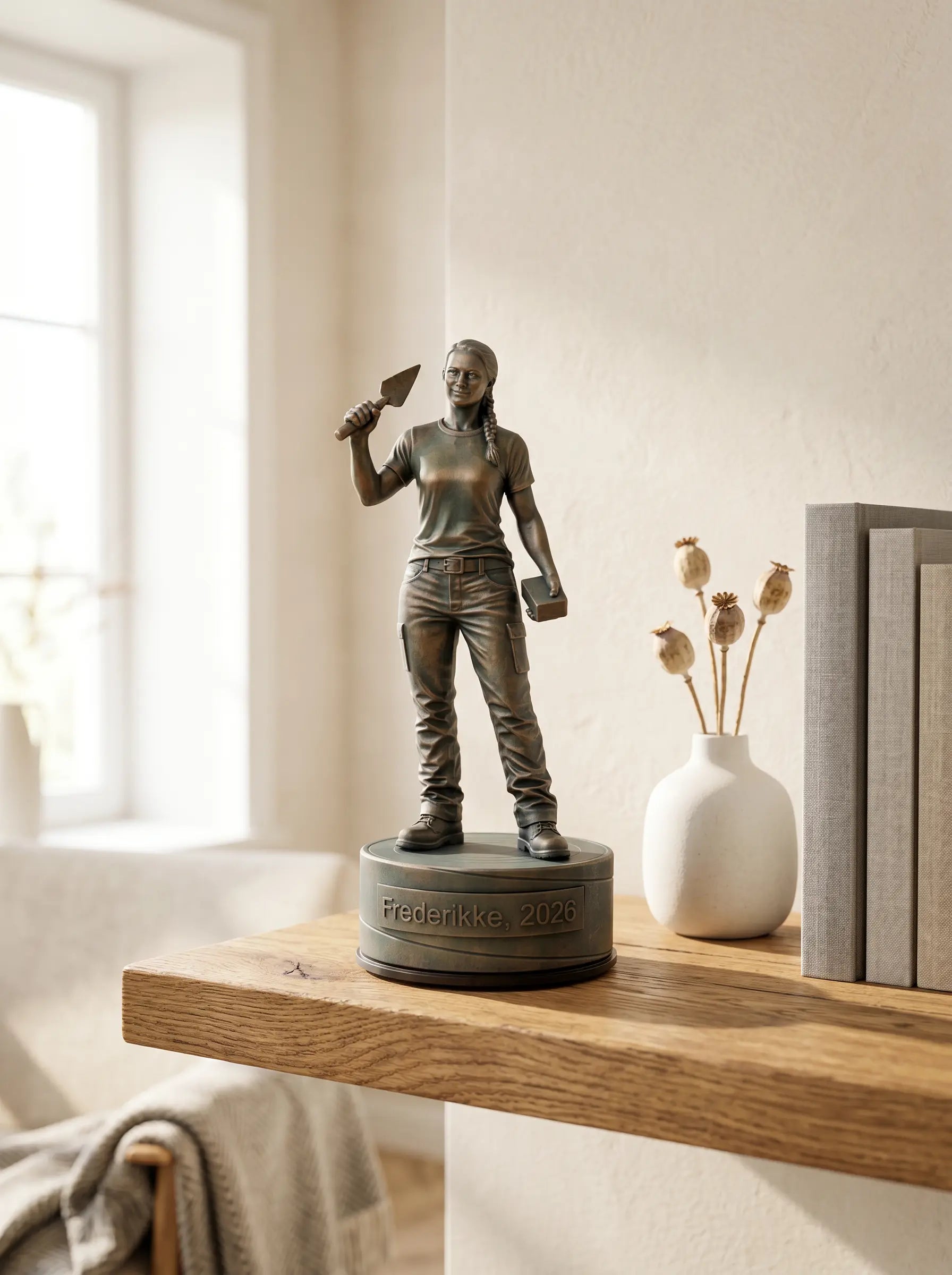 Murerfigur hun 