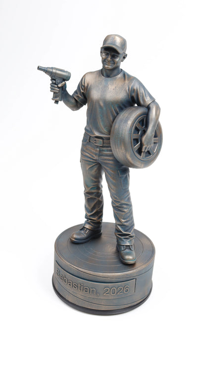 Mekanikerfigur han 