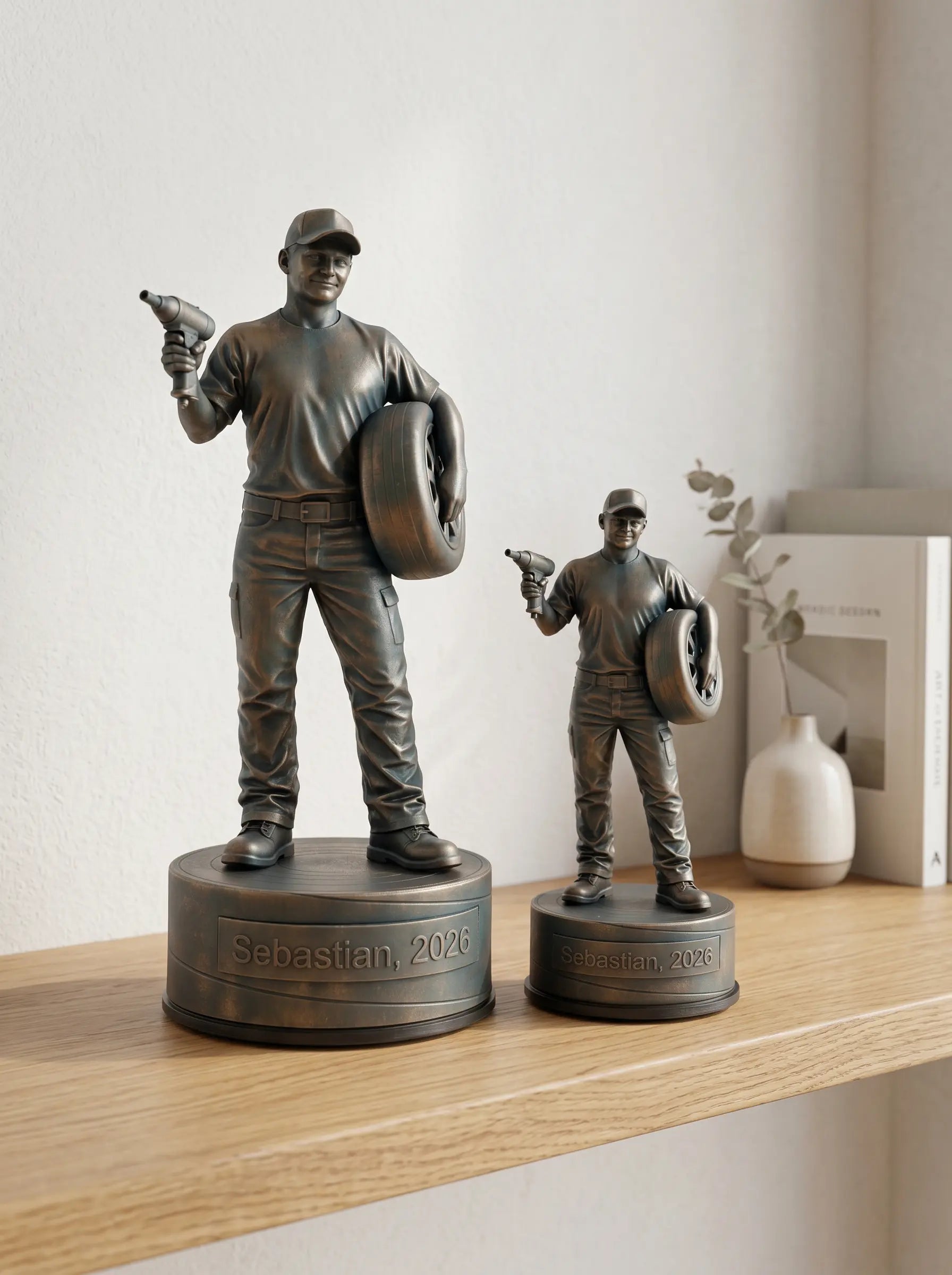 Mekanikerfigur han 