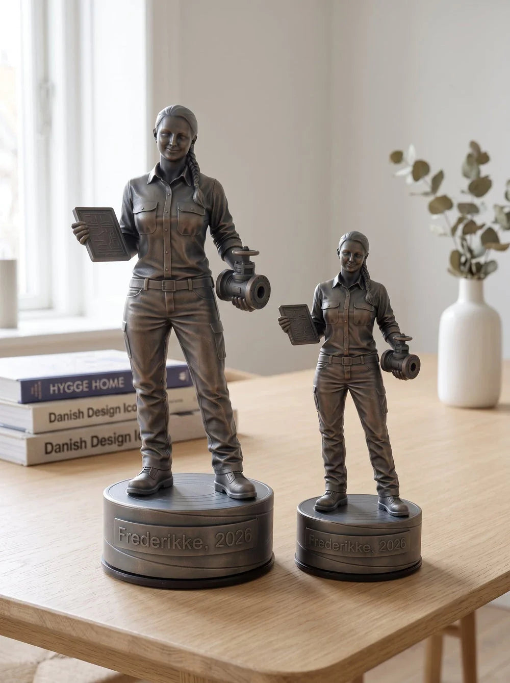 Procesoperatørfigur hun – duo, stue