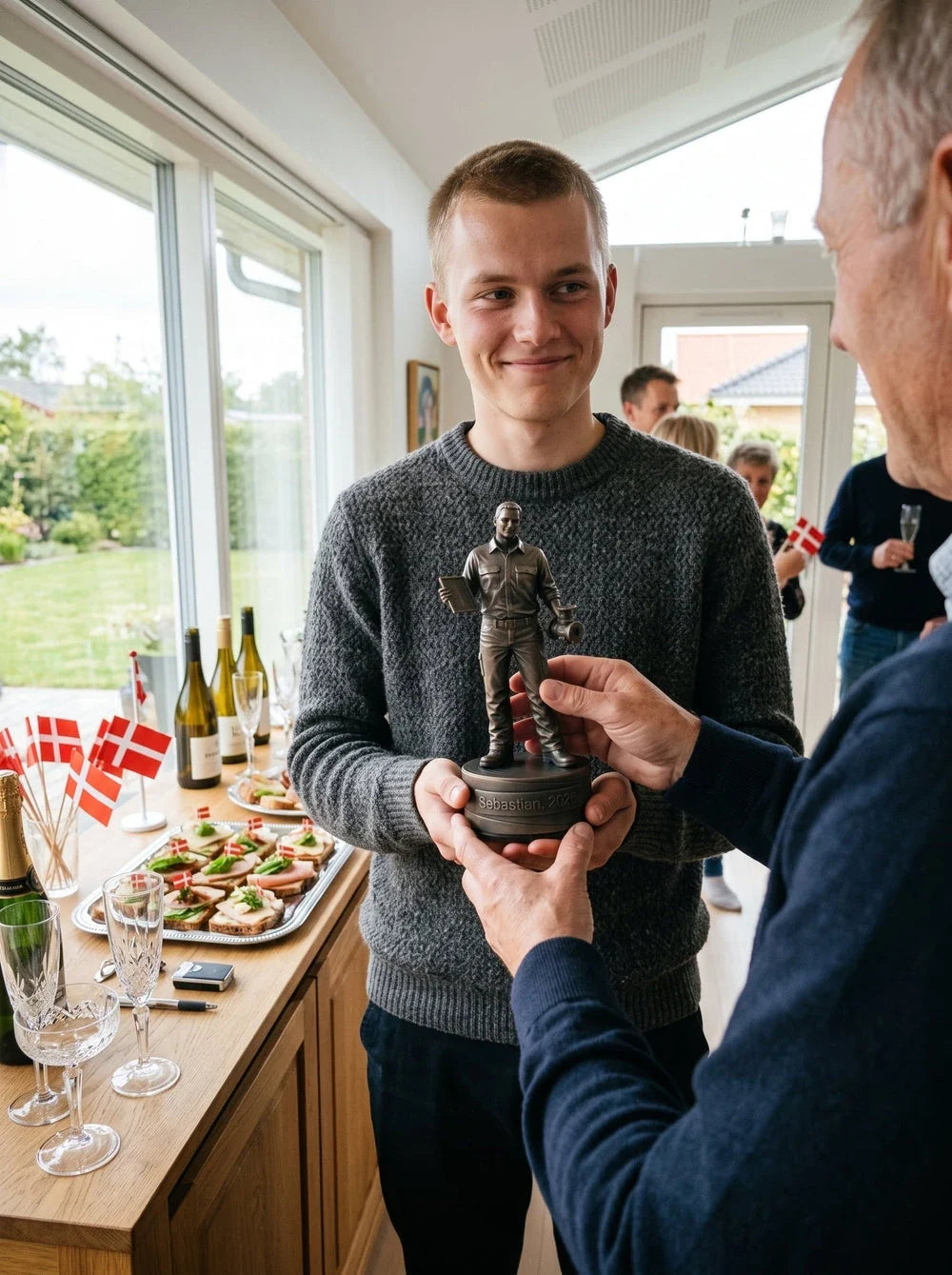 Procesoperatørfigur han – overrækkelse