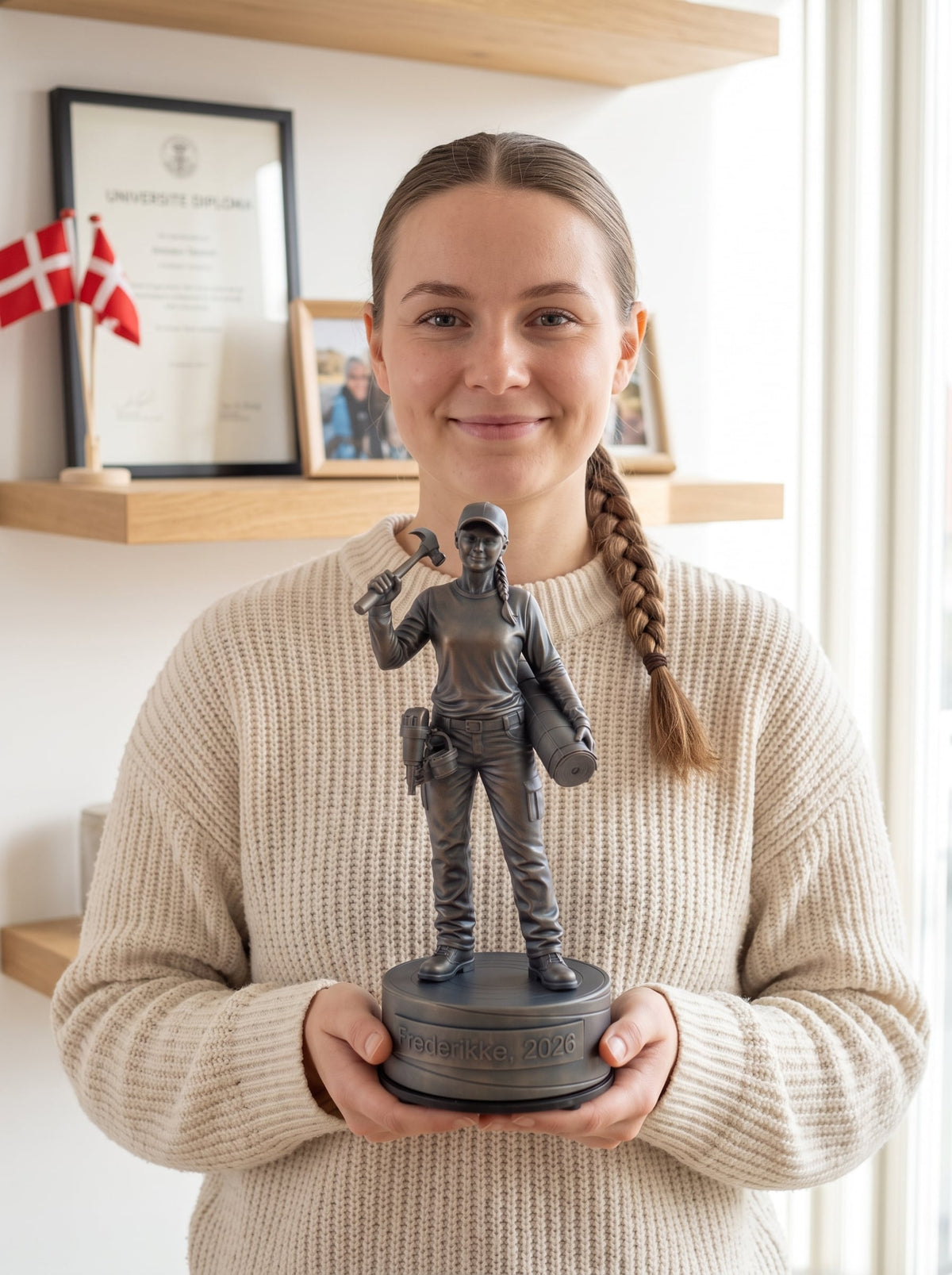 Tagdækkerfigur hun #da:gender_hun,en:gender_female,sv:gender_kvinna