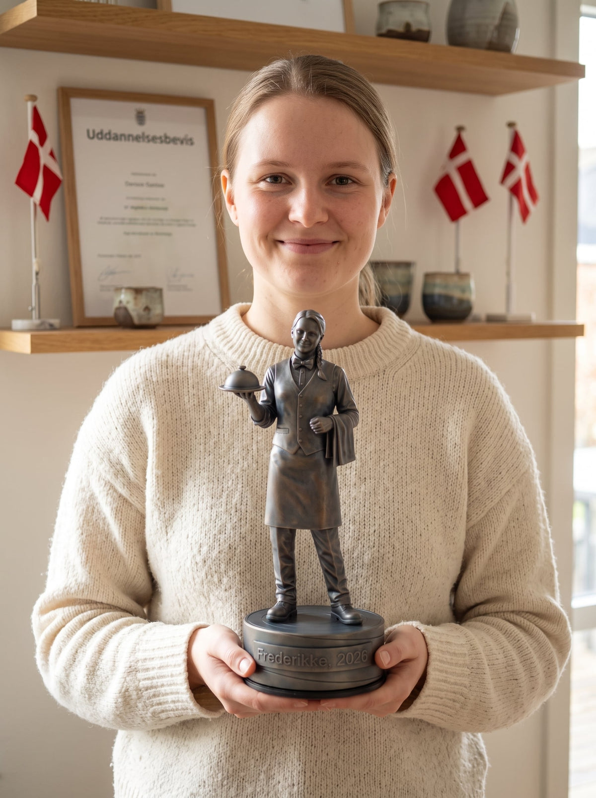 Tjenerfigur hun #da:gender_hun,en:gender_female,sv:gender_kvinna