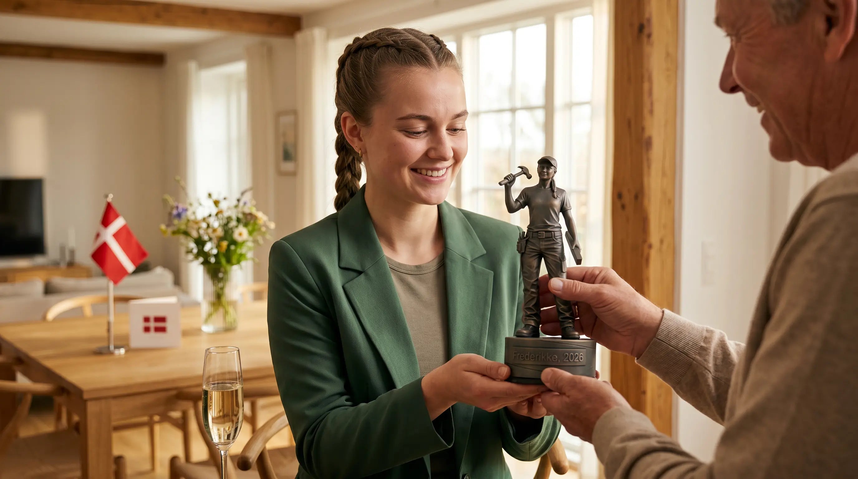 Tømrerfigur hun 